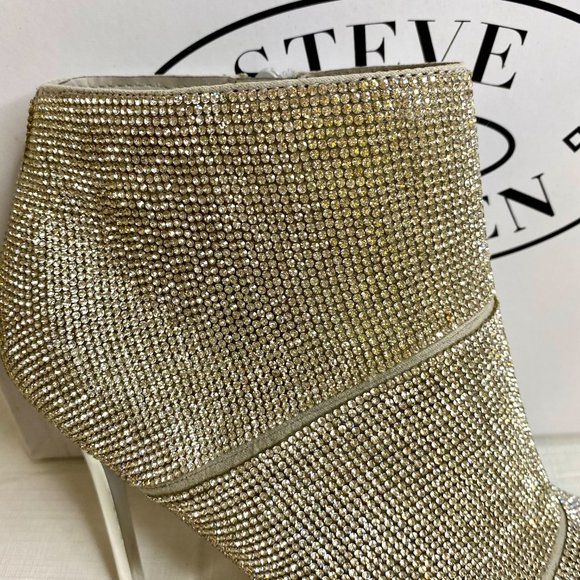 GORGEOUS High-heel Rhinestone Bootie - Picture 2 of 16